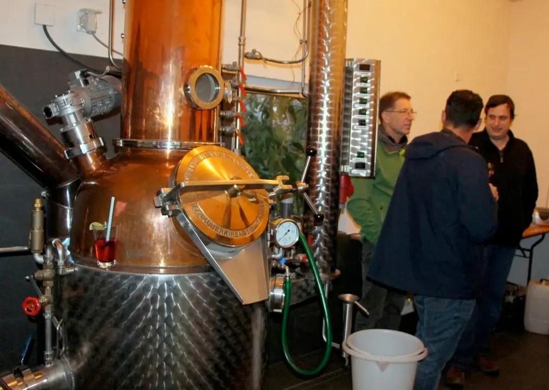 Brennkessel bei Probe
