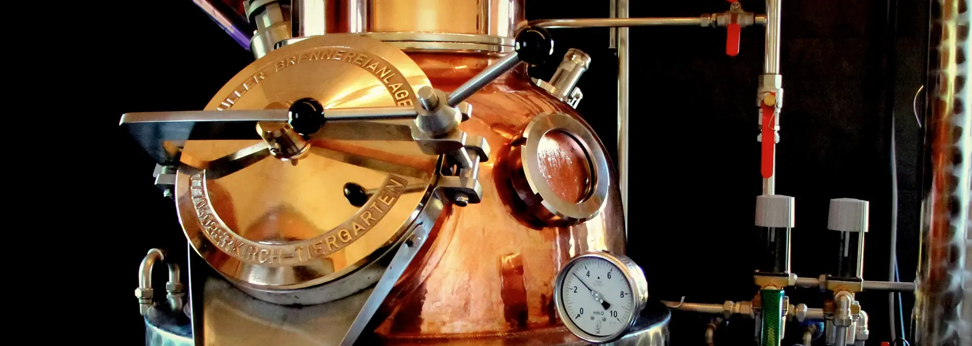 Kupfer Brennkessel Detail