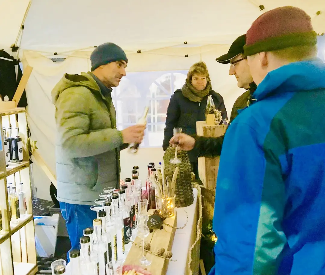 Weihnachtsmarkt Kostprobe